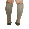 Back view of the 'Hang in There' knee-high socks, showcasing the full design.