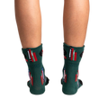 Close-up detail shot of the back of the socks, showing the heel and ankle area.