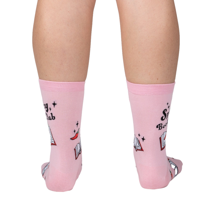 Back view of the pink 