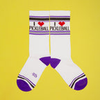 Lifestyle shot of the socks being worn.
