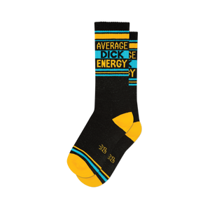 Pair of black socks featuring 