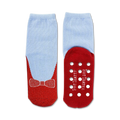 Close-up of the sole of the socks, showing the non-skid grips in detail.