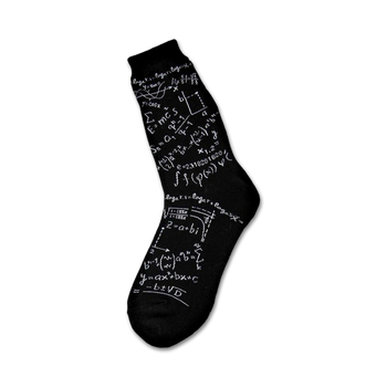 genius geeky themed mens black novelty crew socks