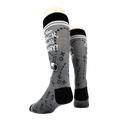 Back view of 'I'm the Coach' socks on a mannequin, highlighting the back design.