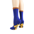 Back view of the socks showing the non-slip grip detail.