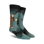 Another product shot of the Bigfoot beer socks, showing the full design.