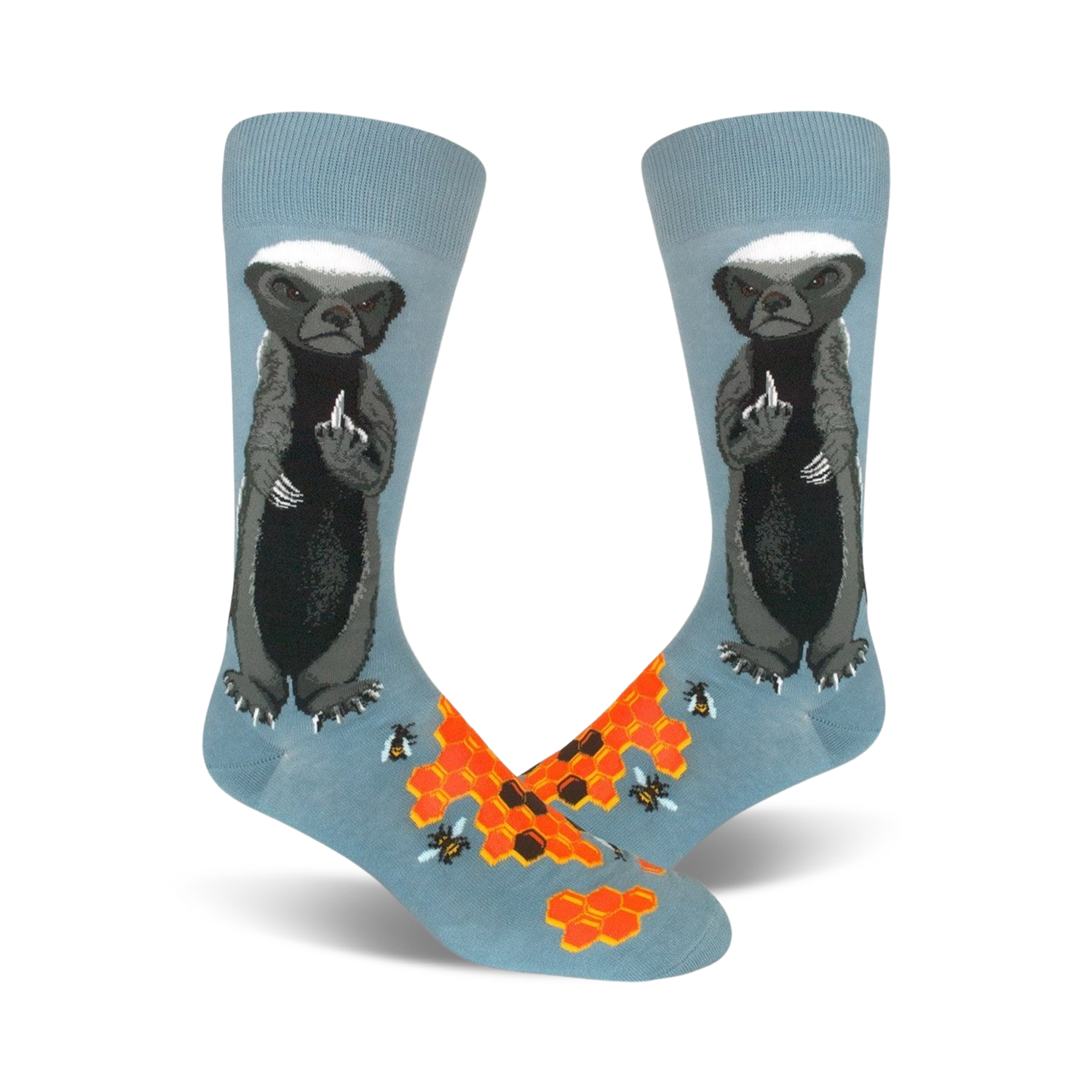 Honey Badger Crew Socks | Sockologie