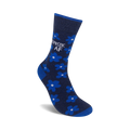 Another close-up view of the 'Domestic AF' sock, highlighting the detail of the design and texture.