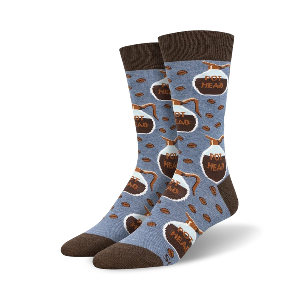 pothead socks Coffee Pot Head Socks