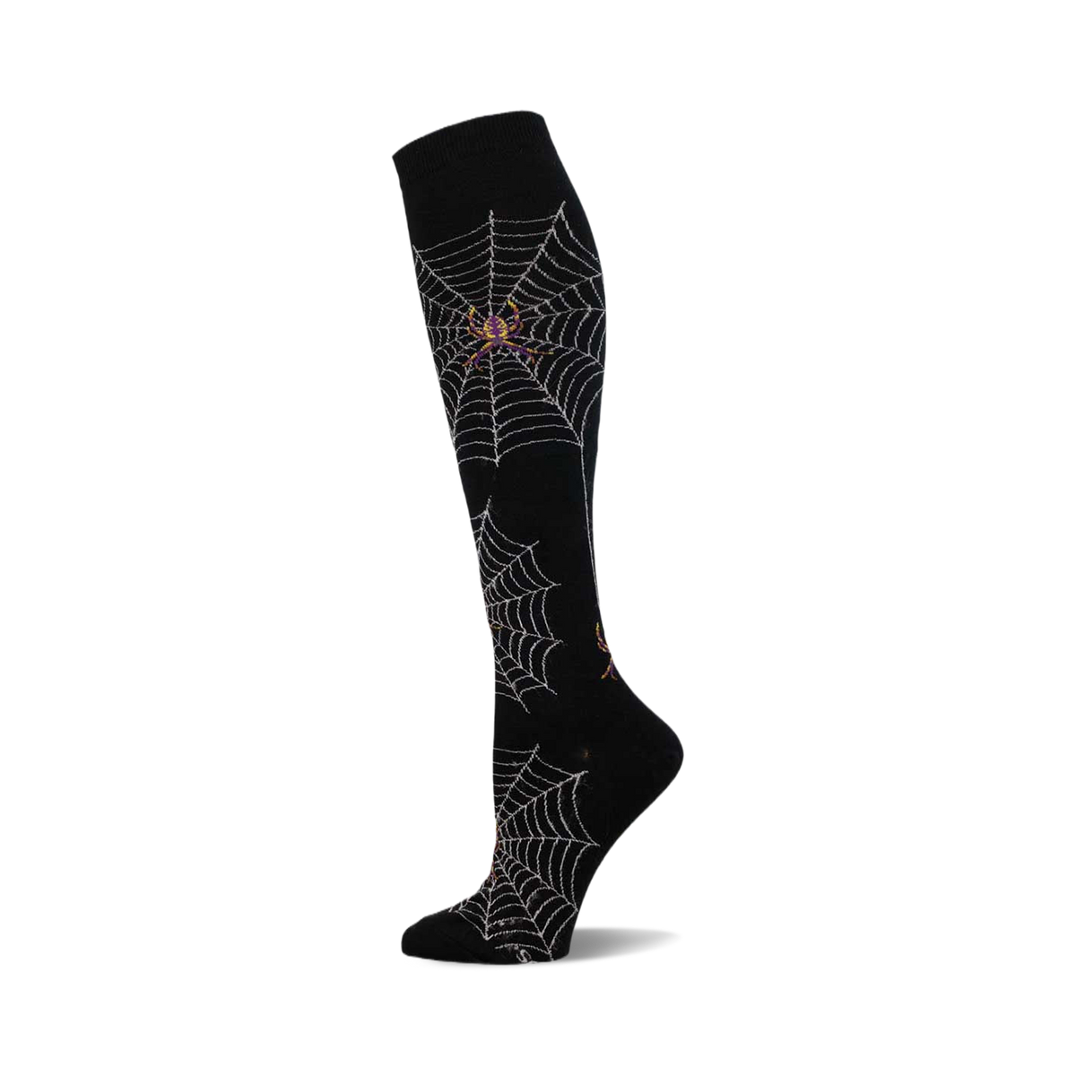 Spider Web Knee-High Socks | Sockologie