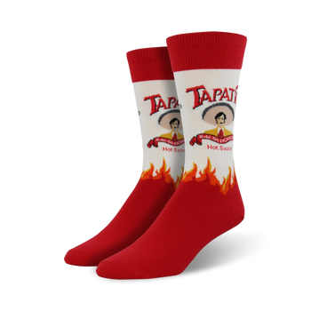 tapatio xl tapatio themed mens red novelty crew^xl socks