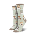 Lifestyle product shot of 'Going Ham' socks on a light-colored background.