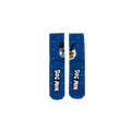 Flat lay showcasing both socks, highlighting the design details on the sole and the rest of the sock.