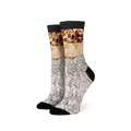 Close-up product shot of a pair of burrito socks.