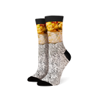 Product shot of Breakfast Burrito 360 socks against a white background.