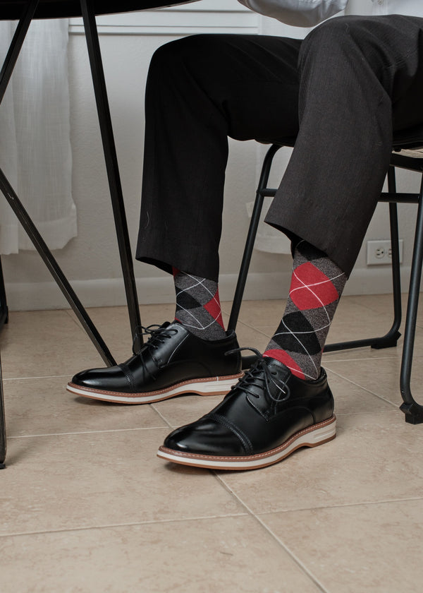 Men's Bamboo Argyle Socks | Sockshop Black Men's Bamboo Argyle Socks | Sockshop Black