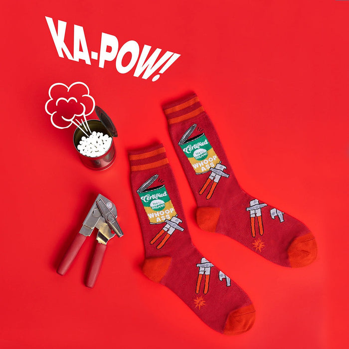 [lf] Red socks with 