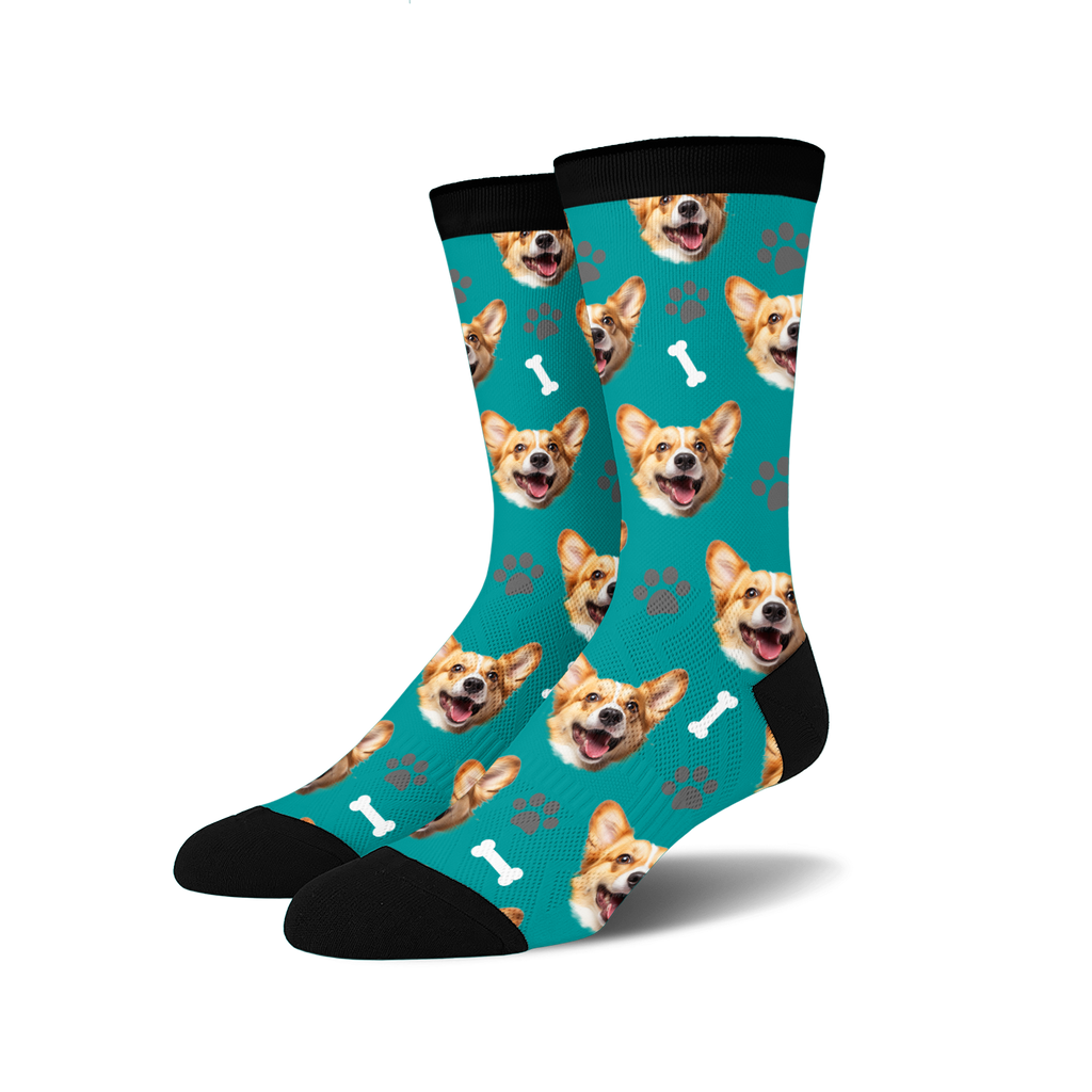 Custom Novelty Face Socks. Fun Gifts for Men and Woman Sockologie