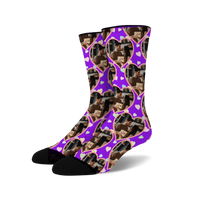 Custom Heart # 2  Photo Socks