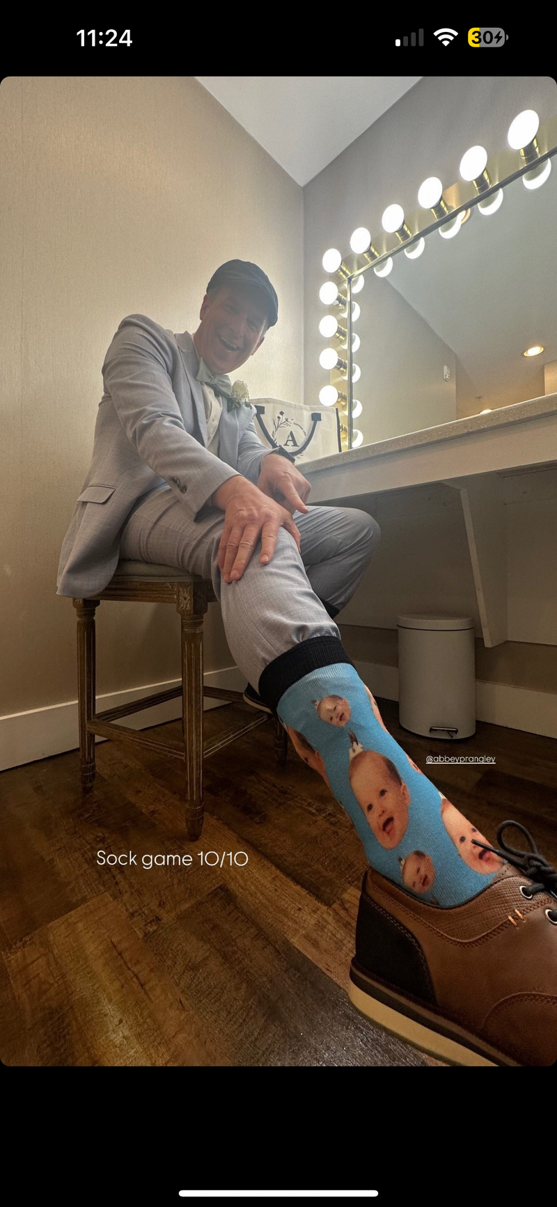 Julie - Sockologie customer socks photo